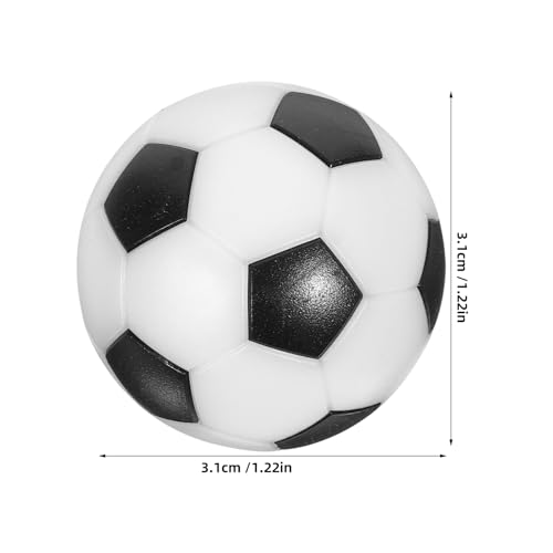 BESPORTBLE 12 Pcs 31Mm Mini Foosball Table Balls Replacement Soccer Balls for Table Football Games