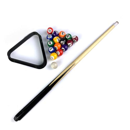 HANABASS Short Boys and Girls Pool Cue Stick Wooden Billiard Cue for Boy Girl Lightweight Pool Games Comfortable to Store