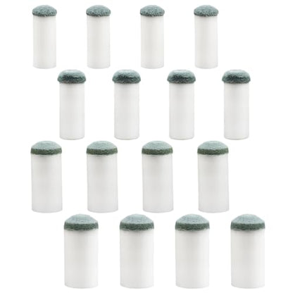 Jiozermi Slip On Pool Cue Tips Kit, Multi-Size Billiard Cue Tips Replacement with Storage Box, No Glue Needed - size: 9mm+10mm+12mm+13mm（20pcs）