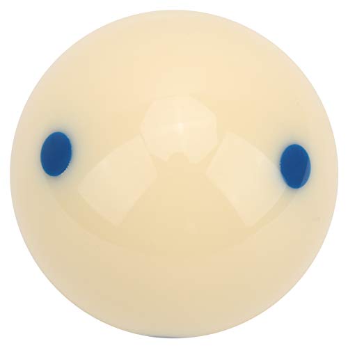 CDQL Billiard Training Cue Ball with 6 Red Dots - 57.2mm Pool Standard Training Ball - DotSpot Practice Cue Ball - Billiard Accessory - color: Blue Dot