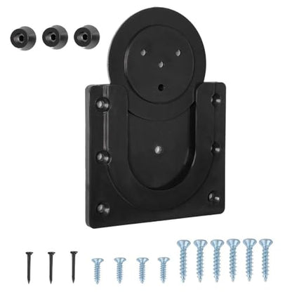 Leadigol Dartboard Mounting Bracket Kit, Adjustable Metal/Plastic Wall Mount with Rotating Hook & Screws for Secure Hanging, Protects Wall(Regular)