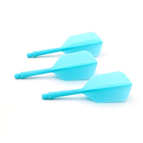 CUESOUL ROST Integrated Dart Shaft and Flights Medium,Slim Shape,Set of 3 - color: Blue