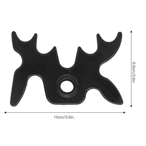Pool Bridge Set – 10-Piece Slip-On Moosehead-Shaped Billiard Bridge for Sports, Compatible with Standard Pool Cues, Plastic Construction