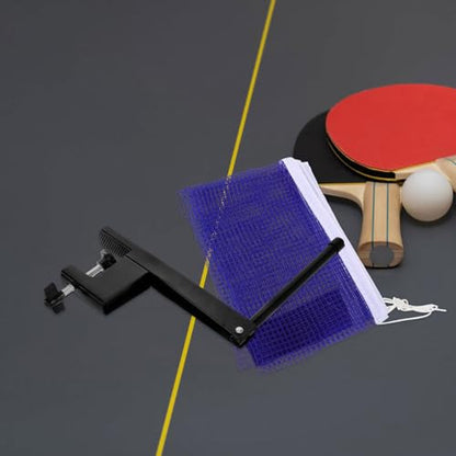 Table Tennis Net Set Portable and Retractable Design for Indoor and Outdoor Use Quick Installation Reliable Ball Containment for Pong Enthusiasts