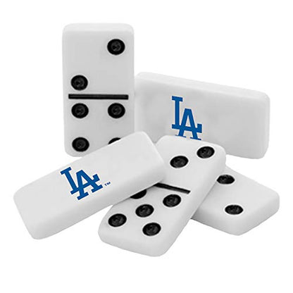 MasterPieces Officially Licensed MLB Los Angeles Dodgers 28 Piece Dominoes Game for Adults