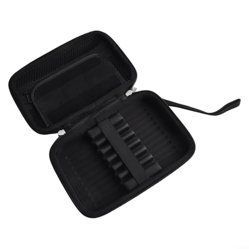 Hard EVA Darts Case For Steel Soft Tip Darts With 6 Slots Shafts Flights Tips Holder Compact Travel Storage Carry Pouch