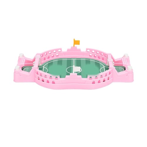 Success Soccer Game Board, Parent Child Interactive Foosball Tabletop, Mini Football Game for Kids Ages 3+ Years Old, Portable Travel Toy for Family Bonding - color: Pink