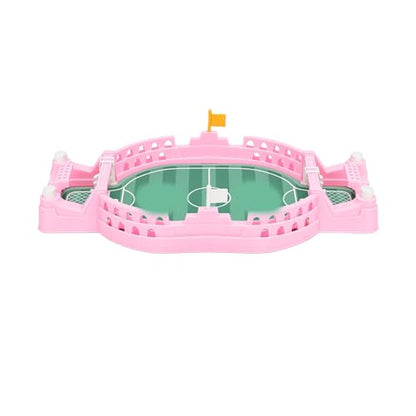 Success Soccer Game Board, Parent Child Interactive Foosball Tabletop, Mini Football Game for Kids Ages 3+ Years Old, Portable Travel Toy for Family Bonding - color: Pink