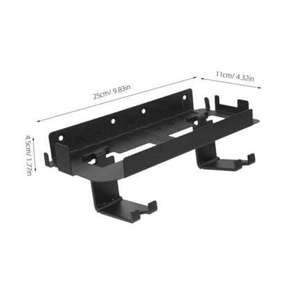 SHOWERORO Game Console Wall Mount for Console Multi-Functional Controller Holder and Headphone Hanger Vertical Storage Rack for Gaming Accessories for Wall Display and Organization