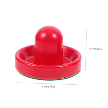 NOLITOY Air Hockey Pushers and Pucks Plastic Lightweight High Impact Resistant Hockey Accessories Replacement with Comfortable Grip and Design