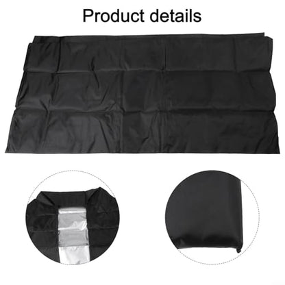 Foosball Table Cover In Waterproof Outdoor Dustproof UV Protection With Storage Bag(black)