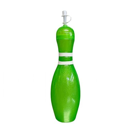 Large Bowling Pin Water Bottles Assorted Colors - 6 Pack