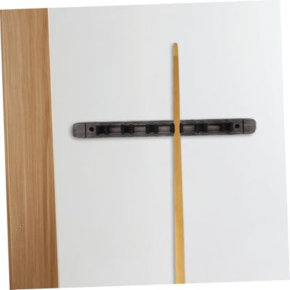 POPETPOP 1set Billiard Holder Wall Mounted Rack Pool Stick Storage for Game Rooms Billiard Home Recreation Areas Cues Space-saving Design Easy Installation Prevents Damage