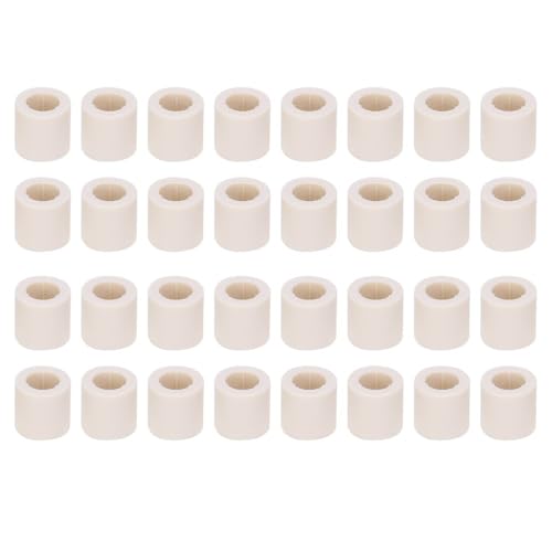 40 Pcs 13mm Pool Cue Ferrules – Fiber Billiard Cue Ferrules Slip on Snooker Pool Stick Tips Replacement Parts - size: 0.5"