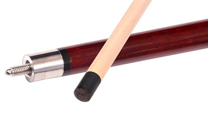 Accuplay Billiards 58" - 2 Piece Break Pool Cue Stick Made of Hardwood Canadian Maple - 23 Ounce Choose Black, Red, Green or Blue - color: Red