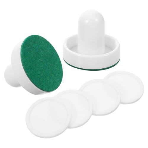 Toddmomy Air Hockey Air Hockey Pucks Ice Hockey Pushers Table Ice Hockey Supplies Ice Hockey Paddles Hockey Table