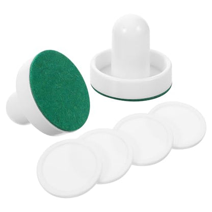 Toddmomy Air Hockey Air Hockey Pucks Ice Hockey Pushers Table Ice Hockey Supplies Ice Hockey Paddles Hockey Table