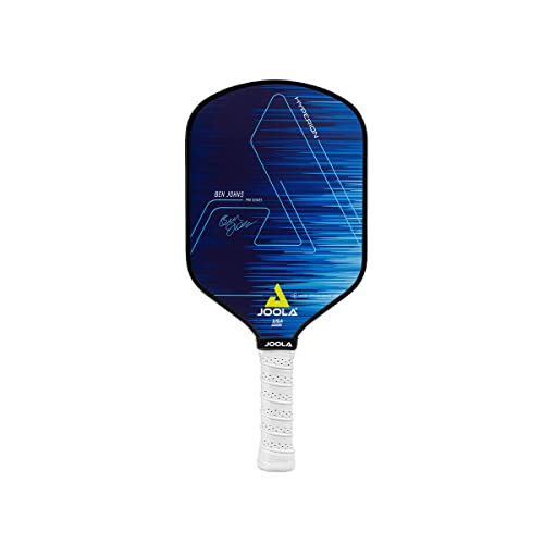 JOOLA Ben Johns Hyperion Pickleball Paddle - Select Raw Carbon Surface or Carbon Abrasion Surface for Increased Power and Spin - Elongated Grip Handle - Carbon Fiber Pickleball Paddle - USAP Approved - color: Hyperion | CAS | 16mm