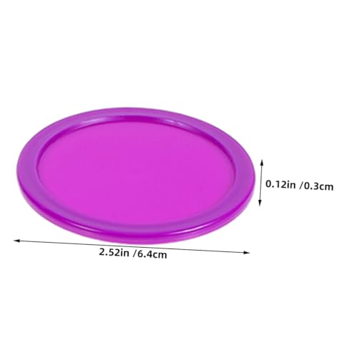 SUPVOX 8pcs Air Hockey Puck Set Heavy Duty Replacement Accessories for Boy Girl and Adults Smooth Glide for Tables Professional Performance for All Skill Levels