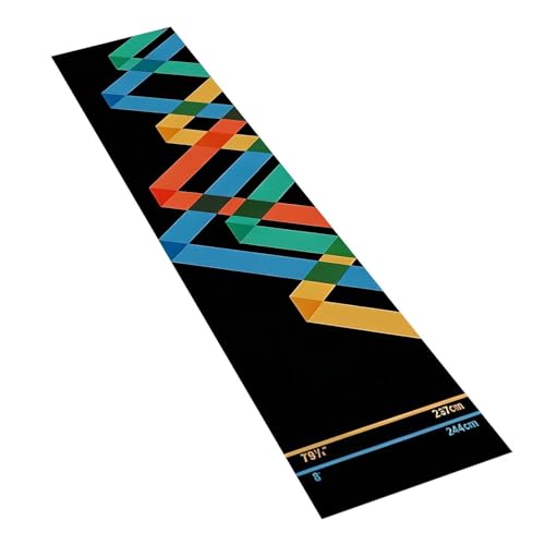 Genérico Dart Mat – Non-Slip Velvet with Portable Launch Line, Dart Mats, Game Room, Tournament, Sports Club, Office, Rest Room, - size: Do