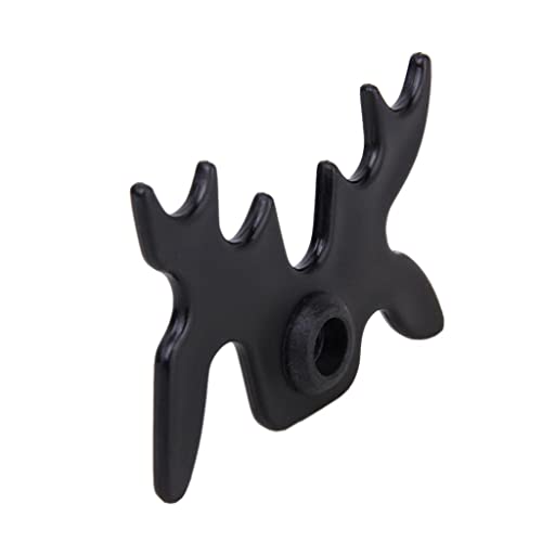 Imperial Billiard/Pool Cue Accessory: Slip-On/Portable Moosehead Bridge Head, Plastic , Black