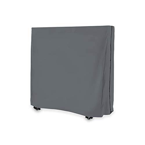 Covers & all Ping Pong Table Covers for Indoor / Outdoor - Waterproof & UV Resistant Table Tennis Cover 12 Oz PVC Heavy Duty Fabric with Air Pockets & Drawstring for Snug Fit (Grey) - color: Grey