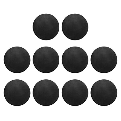 Drfeify EVA Foam Balls, 10pcs 65mm Soft Practice Balls with High Hit and Abrasion Resistance for Indoor Outdoor Training, Kids and Pets Play - color: Black