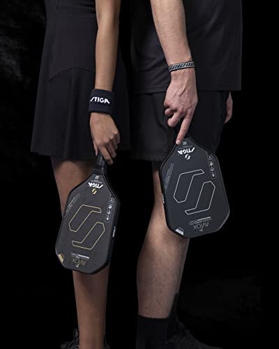 STIGA Aviox Pickleball Paddle | Midweight Paddle - USAPA Approved - Designed in Sweden - color: Silver, style: Aviox Carbon Nomex Pro