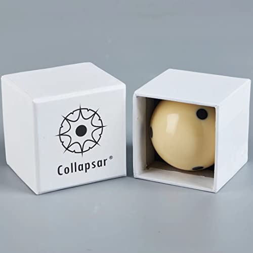 Collapsar Pro-Cup Cue Ball Regulation Size 2-1/4 Pool Training Cue Ball - color: Black Dot