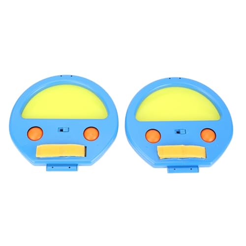 Toss and Catch Ball Set, Hand Exercise Ball Throwing Set, Double Player Outdoor Game with Soft Balls, Ideal for Beach Picnic Party (Blue) - color: Blue