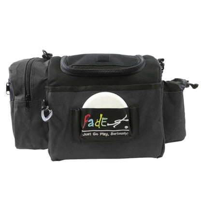 Mint Discs Fade Disc Golf BAG | Starter Bag with 10+ Disc Capacity | Premium Lightweight Disc Golf Shoulder Strap - color: Charcoal, size: Crunch