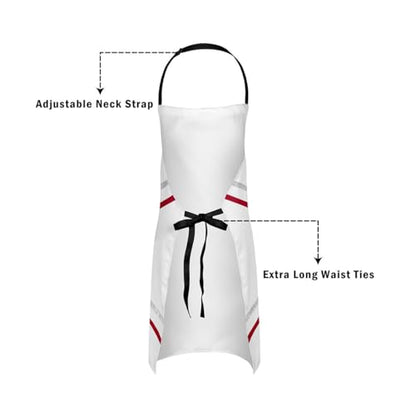 Castle Fairy Boy Soccer Kitchen Apron - color: Cheer Red