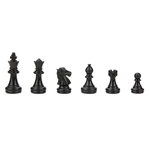 Chess Set,International 32 Standard Chess Pieces Replacement Tournament Chessmen with Kings Queens Castles for Children Teenager Adults