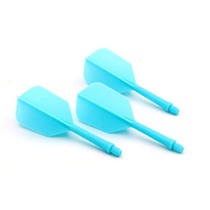 CUESOUL ROST Integrated Dart Shaft and Flights Medium,Slim Shape,Set of 3 - color: Blue