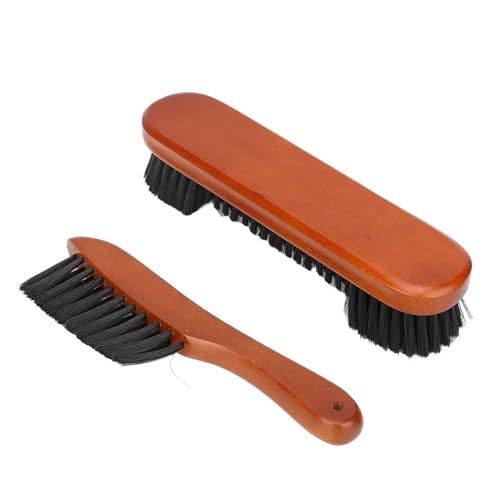 2pcs/1set Billiard Cleaning Brush Set Accessories Pool Table Corner and Rail Kit for Pool Tables and Cabinets