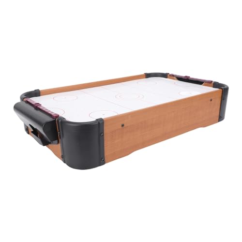 Tbest Table Top Air Hockey Game Battery Operated Portable Fun Interactive Tabletop for Kids Teens Adults Family Night
