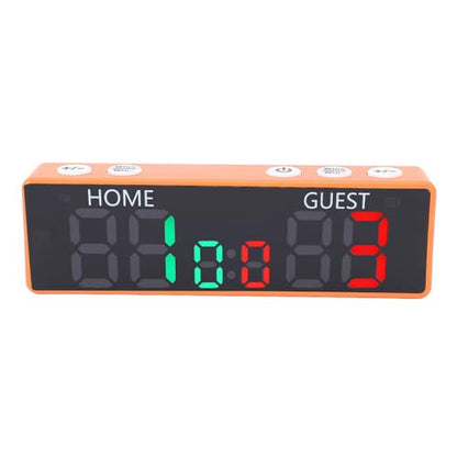 Compact Tabletop Digital Score Keeper 6 Digits Battery Powered for Table Tennis and Shuffleboard Games