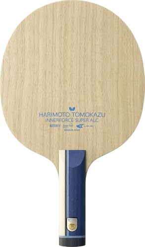 Butterfly Harimoto Innerforce Super ALC Table Tennis Blade - Available in Anatomic, Flared, or Straight Shakehand Handle Styles - Professional Table Tennis Blade - Made in Japan - size: ST