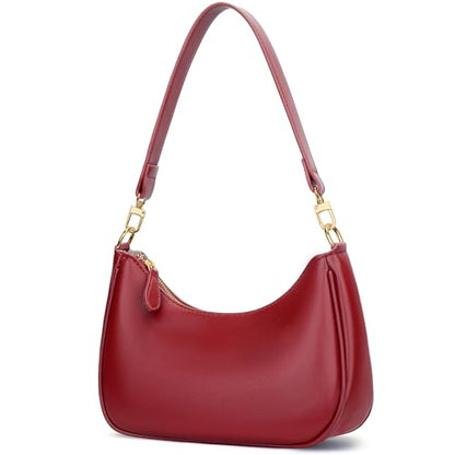 KKXIU Shoulder Bag for Women Cute Hobo Purses and Handbags Retro Clutch Underarm Purse | Cute - color: Red