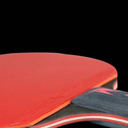2pcs 5 Star Carbon Fiber Table Tennis Rackets Double Pimples-in Pingpong Paddles for Teenager Player Professional Training Indoor Outdoor Use