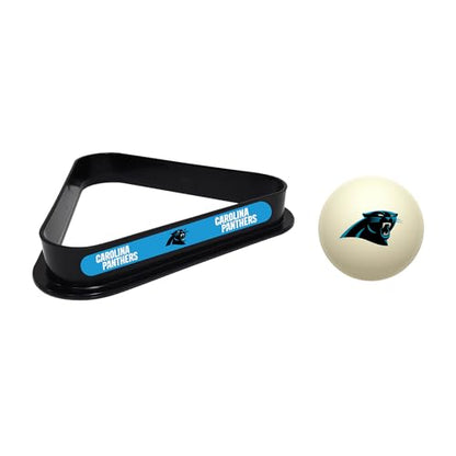 Imperial NFL Cue Ball & Rack Set - color: Carolina Panthers, White