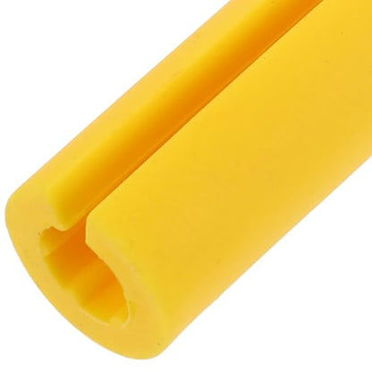 Toyvian 5pcs Pool Cue Hangers 11cm Yellow Billiard Accessories Wall-mounted Cue Storage Holders for Racks and Billiards Room Organization
