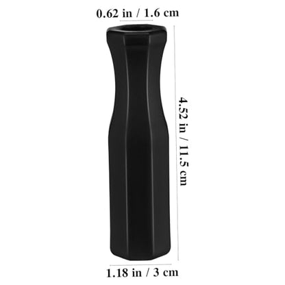 BESTonZON 4Pcs Black Plastic Foosball Table Handles Nonslip Grip Replacement Football Machine Accessories for Indoor Game Players