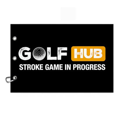 Golfhub Stroke Game in Progress Golf Towel with Clip - Funny Golf Accessories Gifts for Men Women Golfer Grandpa Mom Dad, Birthday Retirement Gifts for GolfFans Golfs Lover, 16x24 Inch - color: Golf Stroke Game
