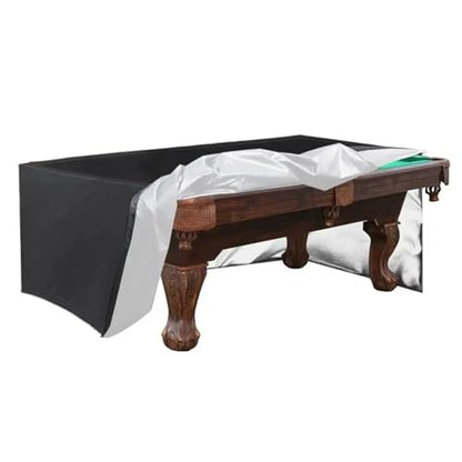 Billiard Table Cover Waterproof Pool Dust with Drawstring(225x116x82cm) - color: 225x116x82cm