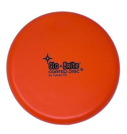 Glo-Bright Coated Foam Frisbee Flying Discs for Ages 12 Through Adult (Set of 6)