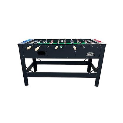 KICK Twain 48" 2-in-1 Multi-Game Table – Foosball & Billiards/Pool Table - color: Black