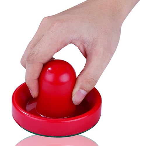 Air Hockey Pucks and Paddles,Air Hockey Strikers Pushers Air Hockey Table Replacement Accessories - color: Green