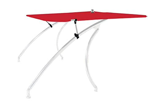 Big Air Super Shadow Wakeboard Tower Bimini Top - 76" x 76" - Mounts Over Existing Wake Tower - color: Jockey Red