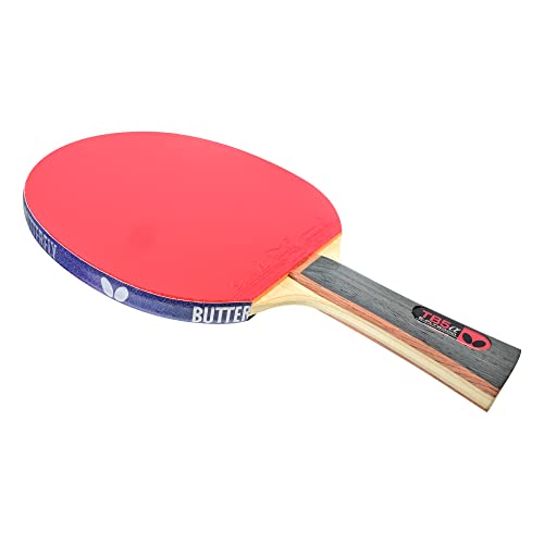TB5 Alpha Pro-Line Table Tennis Racket | Medium Fast Blade and Rubber Combination | Featuring Sriver EL | Recommended for Advanced Tournament Level Players